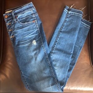 Madewell high rise skinny jeans